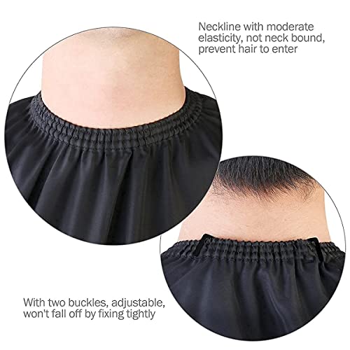 Friseurumhang aus Goldenem Satin, Original Barbermood Barber Cape, Professional Hair Design Salon, Hairdressing Cape, Friseurbedarf, 138 cm x158 cm, luftdurchlässig, einstellbar, waschbar.