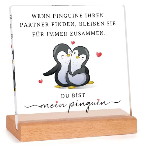 Juratar® Ich Liebe Dich Geschenke für Frauen Männer, Geschenk für Paar- Holzschilder Heimat Dekoration, Partner Geschenke, Hochzeitstag, Jahrestag Geschenk für Sie Ihn, Liebes Geschenk für Ihn Sie