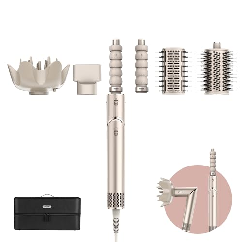 Shark FlexStyle Luftstyler & Haartrockner mit Auto-Wrap-Lockenaufsatz, keine extreme Hitze. Mehr Geschmeidigkeit und Glanz.