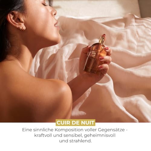Yves Rocher Cuir de Nuit – PLEINES NATURES – Geschenkset Parfum – Mitreißendes Hell-Dunkel und berauschende Euphorie – Parfum 30 ml & Festes Duft