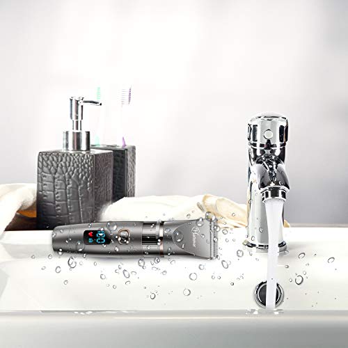 Hatteker Haarschneidemaschine Profi Haarschneider Herren Haartrimmer Bartschneider Barttrimmer Präzisionstrimmer Langhaarschneider Wasserdicht 3 In 1
