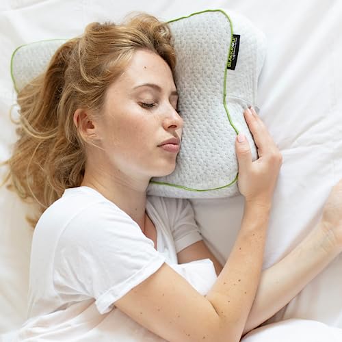 BLACKROLL® Recovery Pillow (50 x 30 cm), Kopfkissen für erholsamen Schlaf, ergonomisches Kissen mit Travel Bag für Reisen, Nackenkissen aus Viscose Memory Schaum, Made in Germany