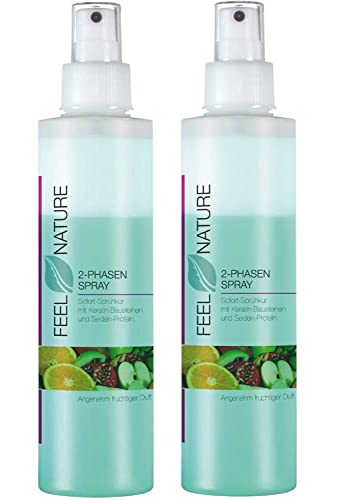 Hair Haus 2er Set: Feel Nature 2 Phasen Pflegespray 2 x 200 ml