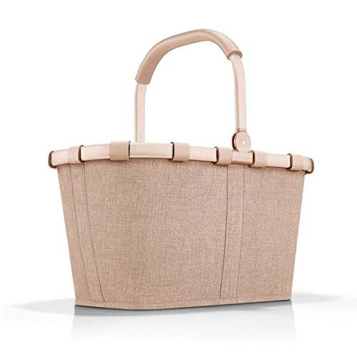 reisenthel carrybag twist coffee– Stabiler Einkaufskorb mit viel Stauraum und praktischer Innentasche – Elegantes und wasserabweisendes Design