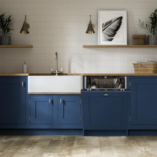 Willow WDW945I 45cm Integrated Slimline Dishwasher with 9 Place Settings, Half Load Function, Delay Start, 6 Wash Programs, LED Indicator