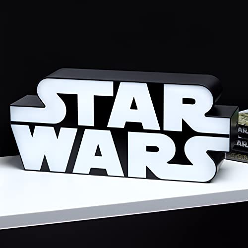 Star Wars Iconic Logo Light - Officially Licensed Merchandise and Memorabilia, Gifts for Boys and Men, Room Accessories, Desk Lamp | Paladone