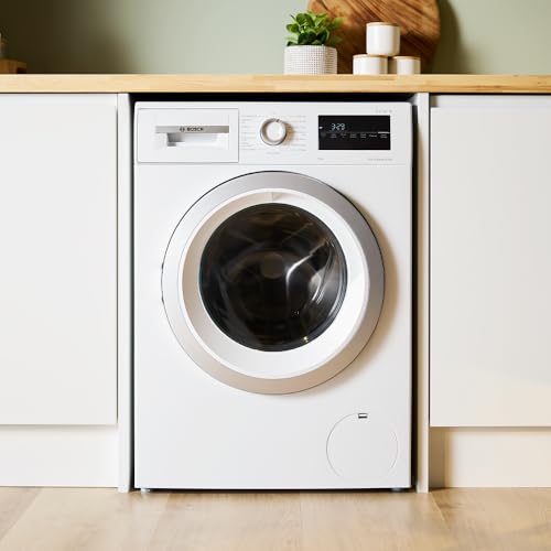 Bosch WAN28259GB Series 4, Freestanding Washing Machine, Front Loader, A Rated, 9 kg, 1400 rpm, Iron Assist, Speed Programme, White