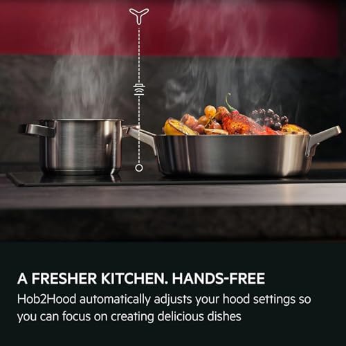 AEG 3000 Series Induction Hob, IKX64301CB, 4 Cooking Zones, 60cm, Hob2Hood Function, Built-In Hob Timer, Key-lock, Booster, Automatic Heating-Up, LED Indicators, Black