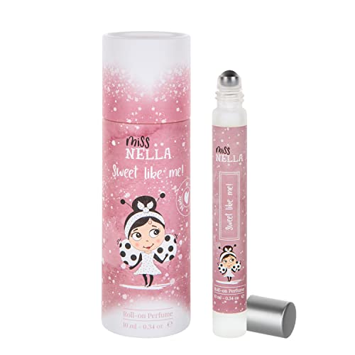 Miss Nella Sweet Like Me- Sicher & frei von Giftstoffen Roll-On Parfüm für Kleinkinder, Kinder und Teenager, basierend auf einer natürlichen Formel