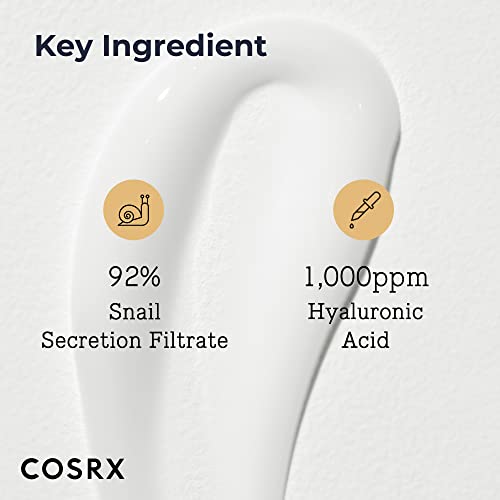 COSRX Advanced Snail 92 All in One Crème(Maxi-Größe) Snail Mucin Gesichtscreme für trockene & empfindliche Haut Feuchtigkeit & Anti Falten mit Schneckenschleim, Feuchtigkeitscreme Korean Skincare 200g