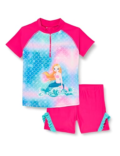 Playshoes zweiteilig Schwimmshirt Badeshorts Badebekleidung Unisex Kinder,Meerjungfrau,122-128