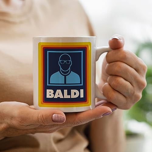 Baldi Gift Mug Funny Gift for Bald Man Gift for Bald Dad. Gift for Stepdad. Baldi Mug Gift for Fathers Fathers Day Mug Grandad Mug Funny Novelty Bald Mens Boys Gift Present for Dad