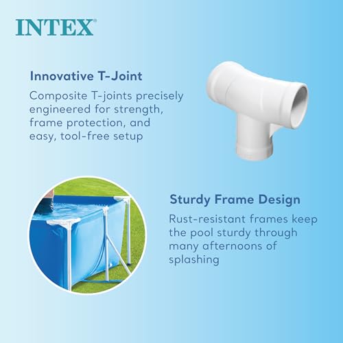 Intex Pool, Blau, 220 x 150 x 60 cm