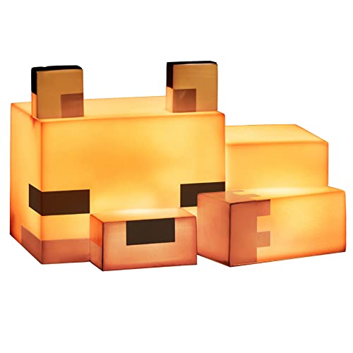 Minecraft Fox Night Light - Officially Licensed Cute Lamp, Gifts for Boys and Girls, Gaming Room Accessories and Décor for Kids Bedroom | Paladone