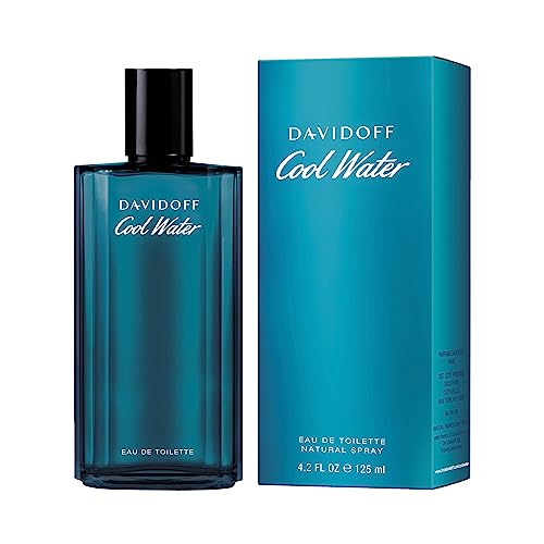 DAVIDOFF Cool Water - Eau de Toilette for Him - Aromatic Fragrance with Notes of Coriander, Mint, Lavender and Amber - Medium Longevity - 125ml