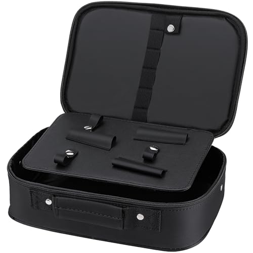 Noverlife Schwarze Friseurtasche, Friseurwerkzeuge Aufbewahrungstasche, Große Kapazität Haarwerkzeuge Friseur Friseur Reisekosmetik Organizer Tasche für Haarschneider, Schere, Trimmer, Friseurbedarf