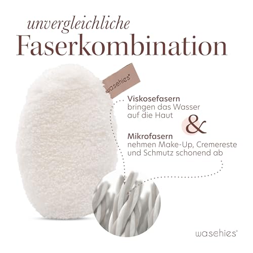 waschies waschbare Abschmink- & Reinigungspads 6er Set - Colour Edition, wiederverwendbar, hautschonend, hypoallergen, supersoft Abschminkpads für Erwachsene & Jugendliche, Alle Hauttypen