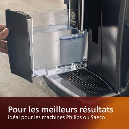 Philips AquaClean Filter, Kalkschutz, natürliche Kalkentfernung, verbesserter Kaffeegeschmack, einfache Installation, bis zu 5.000 Tassen ohne Entkalken, Click&Go-System, 2x Filter im Set (CA6903/22)