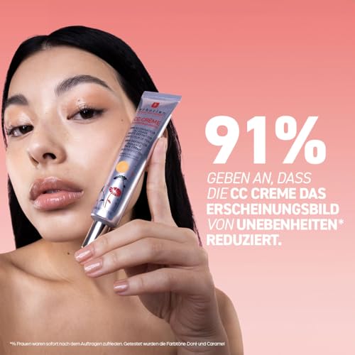 Erborian CC Cream - Getönte Gesichtscreme mit Centella Asiatica - Gesichtspflege aus Korea - Strahlender Teint & Feuchtigkeit LSF 25 - Hell - 45 ml
