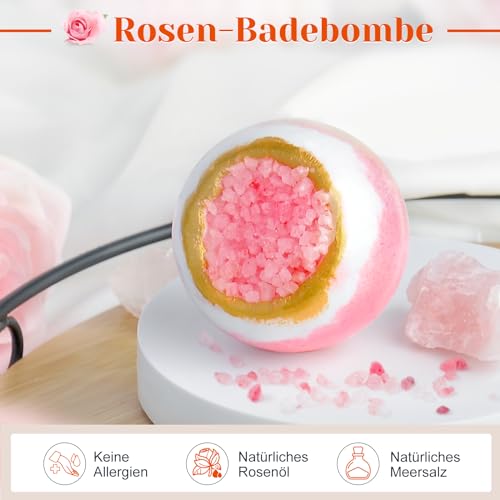 Geschenke für Frauen, Geburtstagsgeschenk für Frauen, Geschenk Tasse zum Muttertag, Weihnachten, Beste Freundin, 340ml Rosa Keramiktasse im Geschenkset