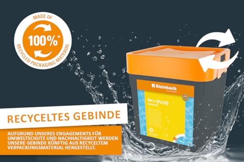 Steinbach Poolpflege pH + (Plus) Granulat, 5 kg, Einstellung des pH-Werts, 0753205TD00