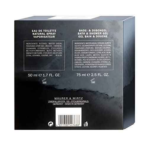 Tabac® Original Craftsman I Geschenkset I Eau de Toilette 50ml Natural Spray und Duschgel 75ml