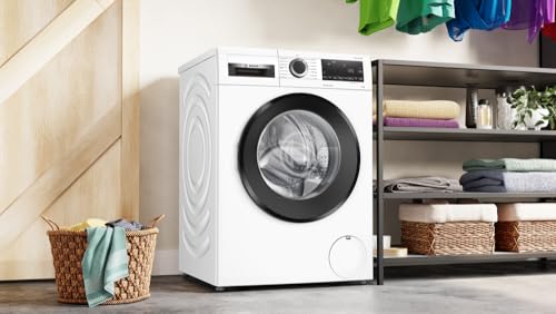 Bosch WGG254Z0GB Series 6, Free-Standing Washing Machine Front Loader, A Rated, 10 kg, 1400 rpm, Iron Assist, Speed Programme, White