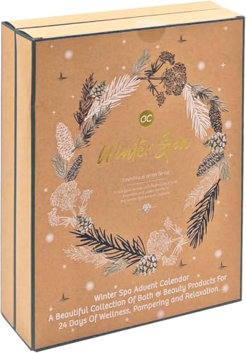 WINTER SPA Adventskalender für Frauen 2024 - XXL Wellness Adventskalender für Damen - Körperpflege