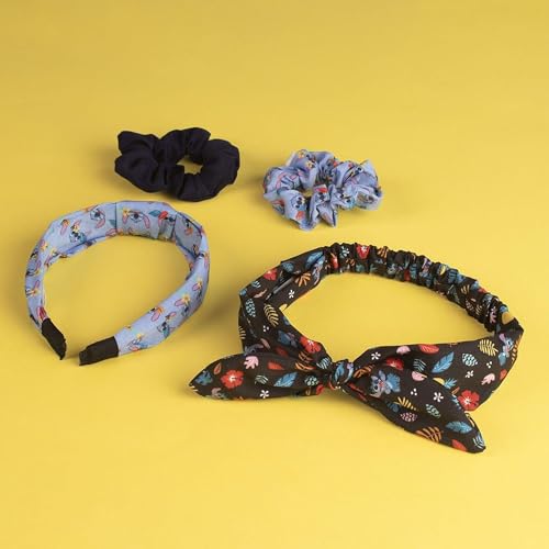 CERDÁ LIFE'S LITTLE MOMENTS - Neceser Transparente Con Accesorios para EL Pelo de Stitch - Licencia Oficial Disney, Multicolor