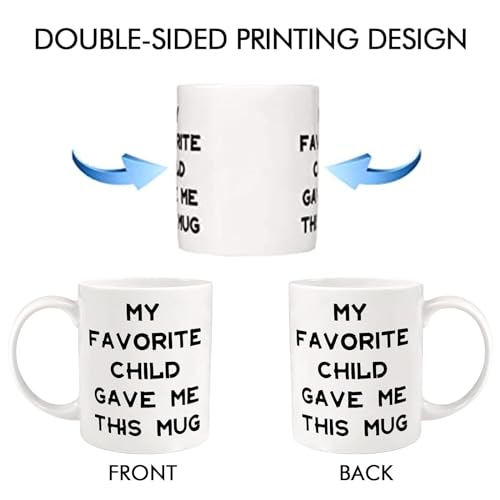 Christmas Mug Gifts for Dad from Daughter Son, 330ml Funny Mug Dad Birthday Gifts for Grandpa Men,Christmas Presents for Mum Coffee Cup 