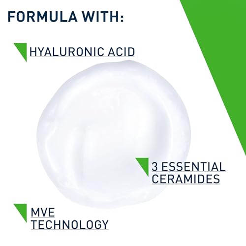 CeraVe Hydrating Cleanser, Face & Body, With 3 essential ceramides & hyaluronic acid, Fragrance & soap free, For normal to dry skin, 236 ml/8 oz