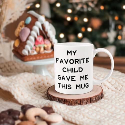 Christmas Mug Gifts for Dad from Daughter Son, 330ml Funny Mug Dad Birthday Gifts for Grandpa Men,Christmas Presents for Mum Coffee Cup 