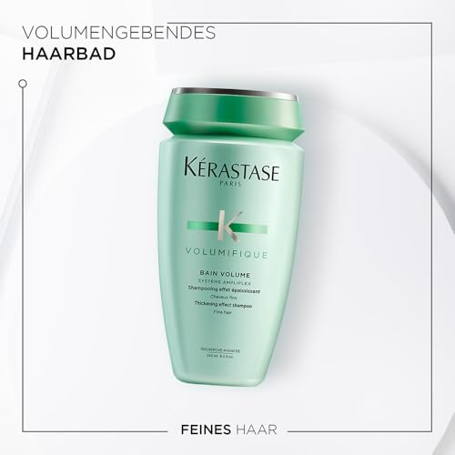 Kérastase Shampoo für feines und plattes Haar, Haarbad für mehr Volumen und Glanz, Bain Volume, Volumifique, 250 ml