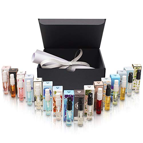 Sevara Parfümset mit 16 exotischen Düften á 3ml - ideal als Geschenk zum Muttertag, Geschenkidee für Frau/Freundin/Mutter