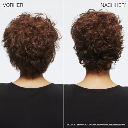 Redken Spülung für trockenes und brüchiges Haar, Belebt und hydratisiert, Mit Fettsäuren, Antioxidantien und Argan-Öl, All Soft Conditioner, 1 x 300 ml