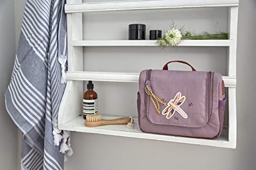 LÄSSIG Kinder Kulturtasche Waschbeutel Waschtasche Kulturbeutel zum Hängen/Mini Washbag Adventure Dragonfly