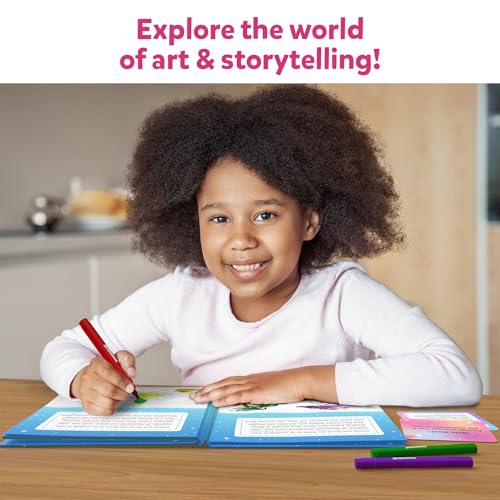 Skillmatics Storybook Art Kit - Create Fairytale Stories, DIY Craft & Writing Kit with 300+ Stickers, Scrapbooking & Journal Activity, Gifts for Kids Ages 5, 6, 7, 8, 9, 10