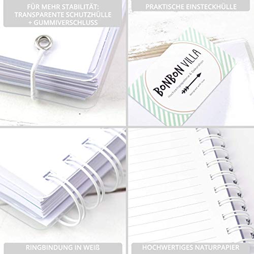 Hochzeitsplaner: So feierst du deine Traumhochzeit, 250 Seiten Hochzeitsplaner Buch, Deutsch, Wedding Planner, Checklisten Notizen Ideen für Hochzeit, Hochzeitsfeier planen organisieren