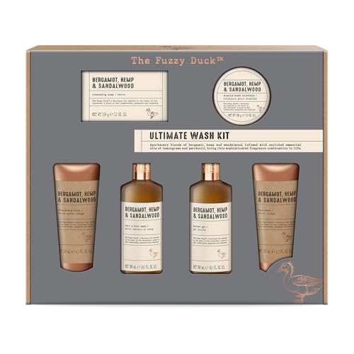 Baylis & Harding Bergamot, Hemp & Sandalwood Ultimate Wash Kit Gift Set - Vegan Friendly (Pack of 1)