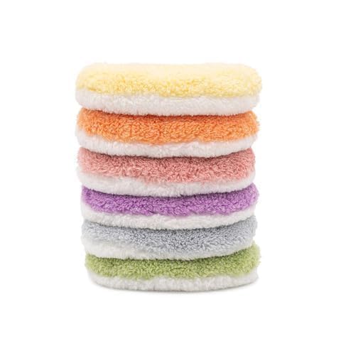 waschies waschbare Abschmink- & Reinigungspads 6er Set - Colour Edition, wiederverwendbar, hautschonend, hypoallergen, supersoft Abschminkpads für Erwachsene & Jugendliche, Alle Hauttypen