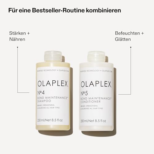 Olaplex No 4 Bond Maintenance Shampoo, Repariert, Stärkt Und Pflegt Alle Haartypen, Verleiht Glanz Und Hinterlässt Ein Weiches Haargefühl, 250ml
