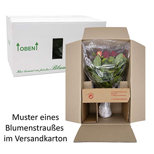 Dominik Blumen und Pflanzen, Blumenstrauß "Magic" mit Rosen, Gerbera, Anemonen, Nelken und Ranunkeln