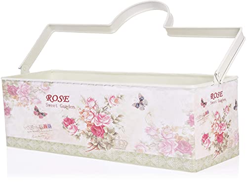 BRUBAKER Cosmetics Bade- und Dusch Set Rosen Duft - 17-teiliges Beauty Geschenkset in Vintage Geschenkbox