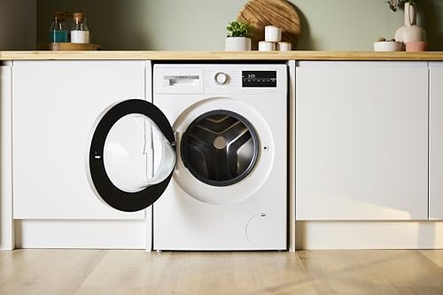 Bosch WAN28259GB Series 4, Freestanding Washing Machine, Front Loader, A Rated, 9 kg, 1400 rpm, Iron Assist, Speed Programme, White