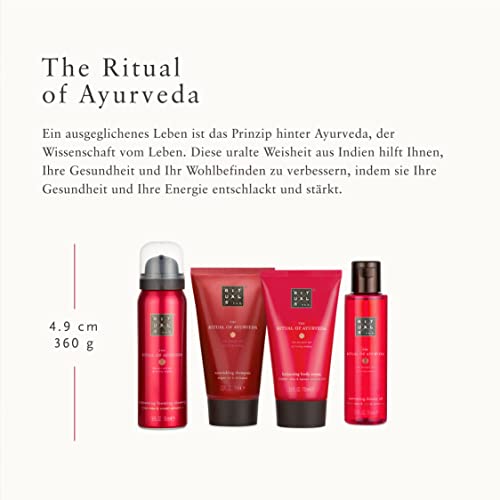 RITUALS Geschenkset für Frauen von The Ritual of Ayurveda, Größe S – Mit Indischer Rose und Süßmandelöl – Beruhigt und Nährt