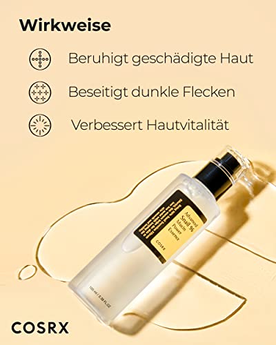 COSRX fortschrittliche Schnecken-Muzin-96-Power-Essenz 100 ml fl. oz | Schneckensekret-Filtrat 96 % | Hautreparaturserum | CPNP, Koreanische Hautpflege, ohne Tierquälerei, ohne Parabene, ohne Alkohol