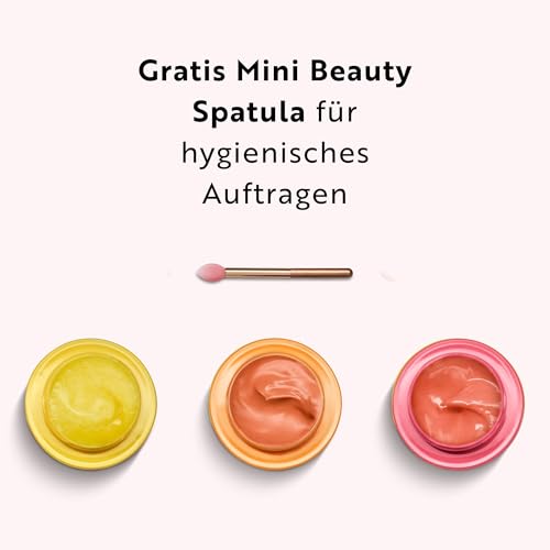 M. Asam MAGIC FINISH Intensive Lip Care Set Smile Edition (3 x 8,5 g), Lippenpflege Set mit Lip Scrub, Lip Balm & Lip Mask, Beauty-Geschenkset Mit Mini Spatel, Pflege für geschmeidige Lippen