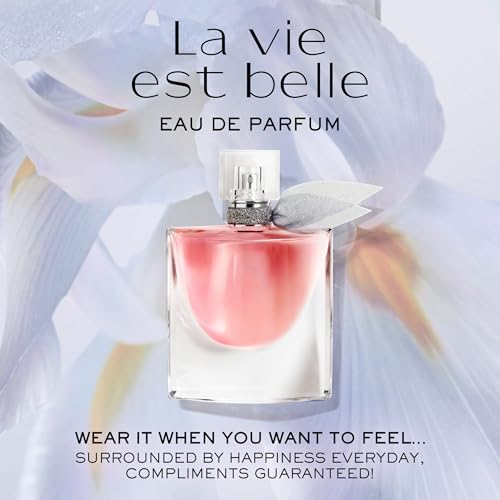 Lancôme La Vie est Belle Eau de Parfum, floraler Duft für Damen mit Iris, Patchouli und Vanille-Akkord, nachfüllbarer Flakon