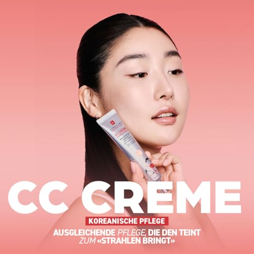 Erborian CC Cream - Getönte Gesichtscreme mit Centella Asiatica - Gesichtspflege aus Korea - Strahlender Teint & Feuchtigkeit LSF 25 - Hell - 45 ml