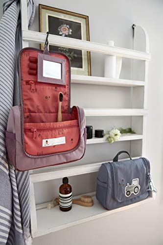 LÄSSIG Kinder Kulturtasche Waschbeutel Waschtasche Kulturbeutel zum Hängen/Mini Washbag Adventure Dragonfly